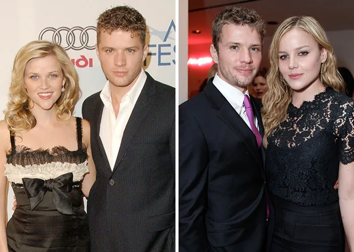 Married Hollywood stars attending red carpet events highlighting actors who left wives for their co-stars