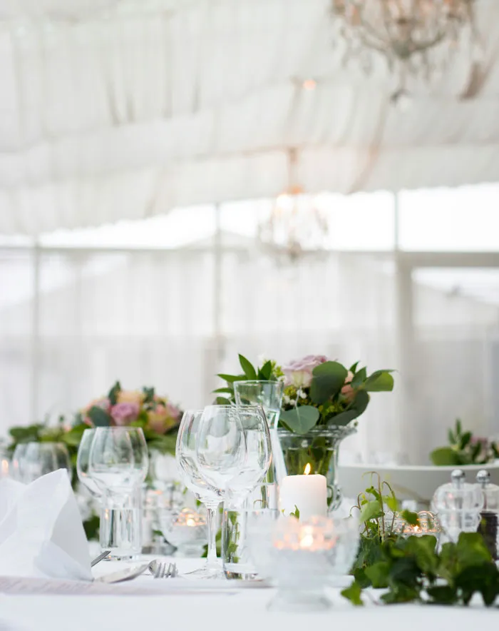 Elegantly decorated wedding reception table fit for guests in outrageous bridezilla stories