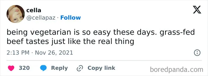65 Funny Vegetarian Tweets For Those Who Are Tired Of Explaining Their Diet For The 100th Time