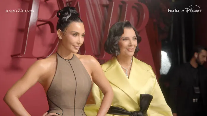 Kim Kardashian and Kris Jenner posing at a red carpet event, representing celebrity companies consumers avoid supporting