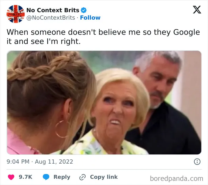 Humorous meme with sassy facial expression from random memes