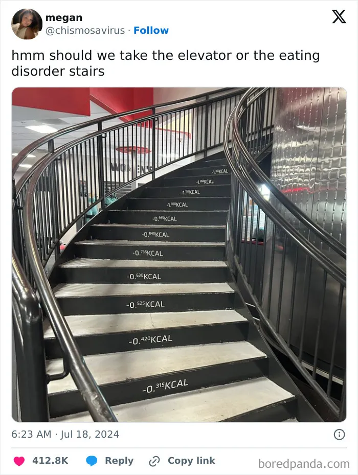 Eating Disorder Stairs