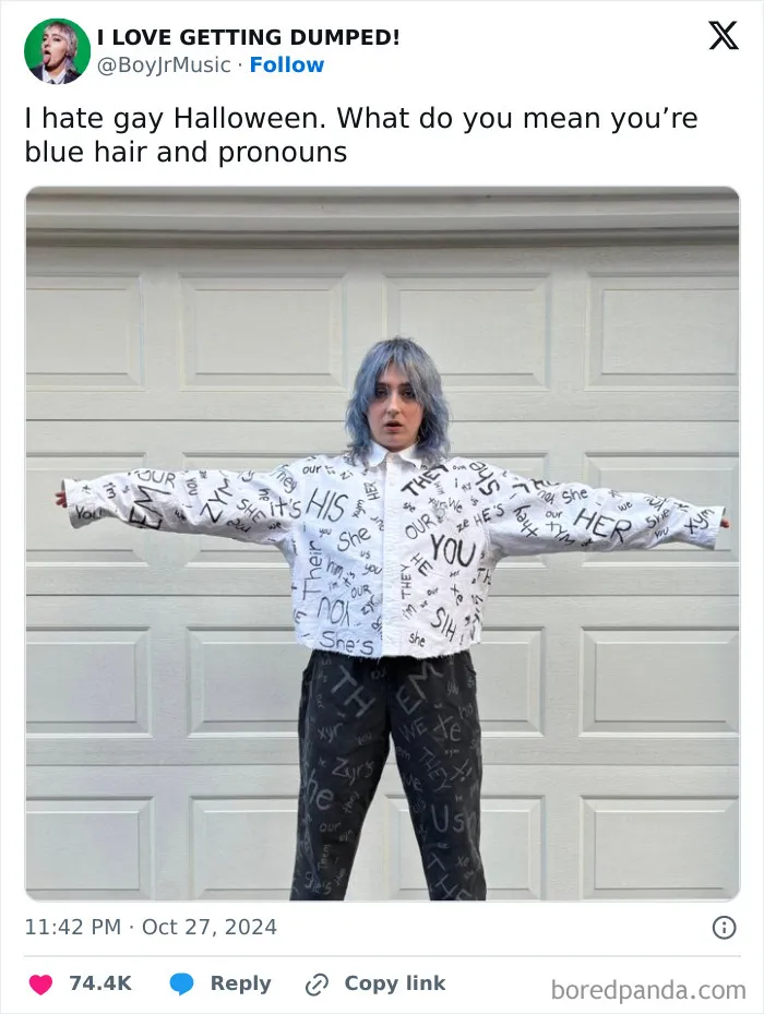 Everyone Is Already Making The Same Viral Joke About Gay Halloween Costumes And People Love It