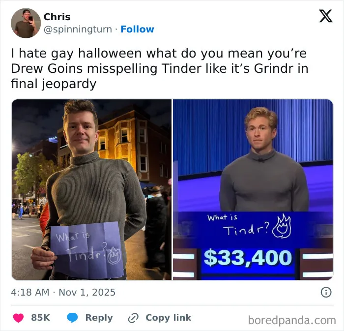 Everyone Is Already Making The Same Viral Joke About Gay Halloween Costumes And People Love It