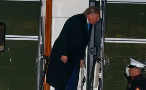 "You Must Be Blind Or Stupid": Trump's Path To Air Force One Slammed As White House Defends "Perfect Walk"