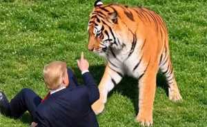 Even MAGA Turns On Trump Over "Disgusting" Tiger Video Just After Yorkshire Tragedy