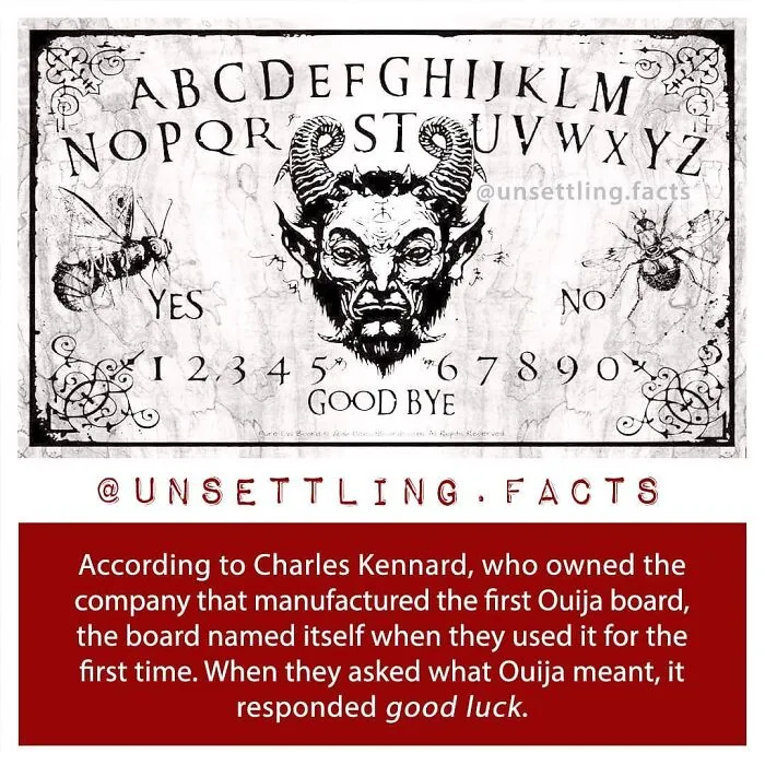 Creepy and unsettling facts about the history of the Ouija board spelling its own name