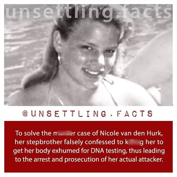 Portrait of Nicole van den Hurk, illustrating creepy and unsettling facts about her tragic case and DNA testing.