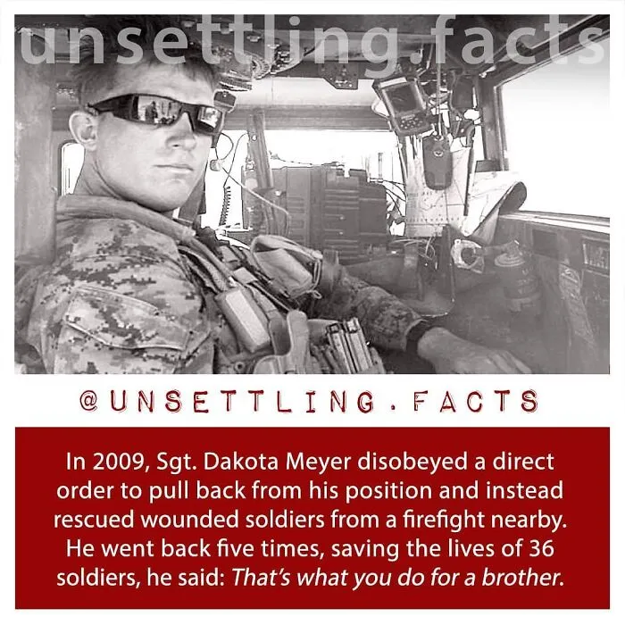 Unsettling facts about soldier Dakota Meyer saving wounded comrades