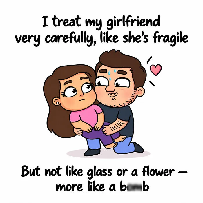 This Artist Made 24 Comics About The Weird And Wonderful Reality Of Being A Couple