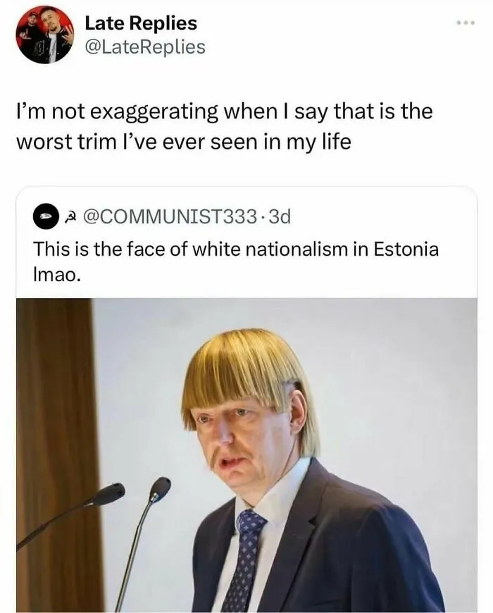 British meme about bad haircut described as worst trim in life