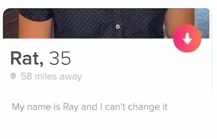 A profile screenshot showing the name Rat, featured in out-of-context pics.