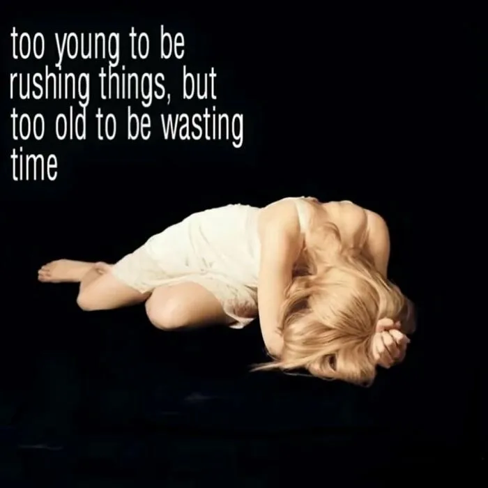 Meme depicting an exhausted person curled up on the floor with text about wasting time