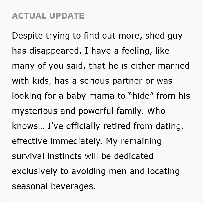 Woman's first date with real estate investor ends in a shed with a mattress, a backpack and no toilet