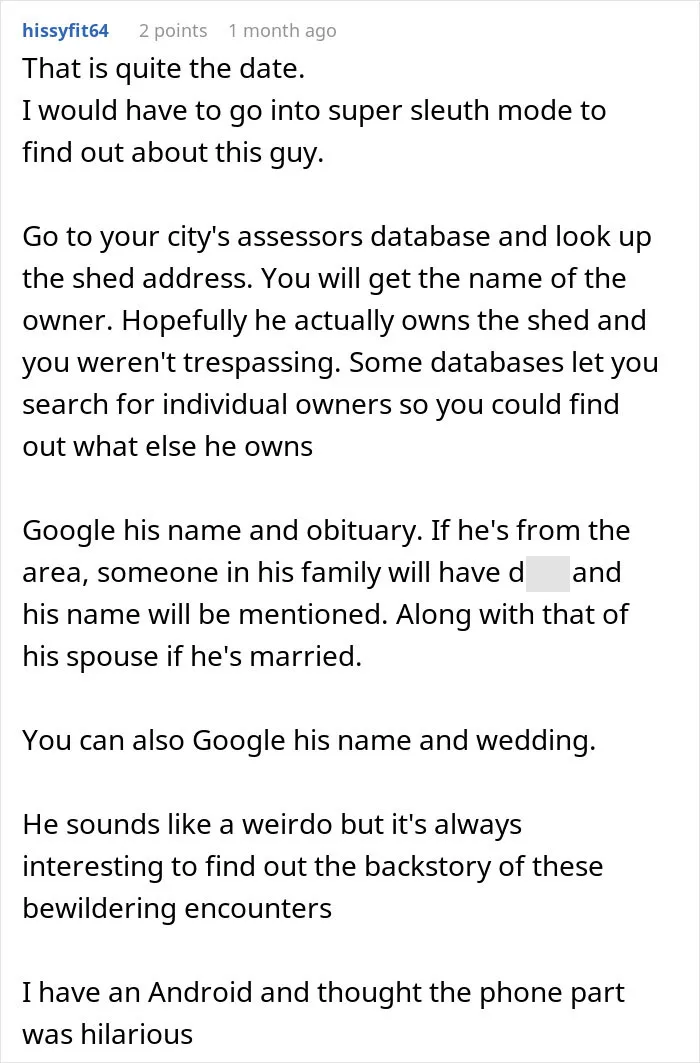 Woman's first date with real estate investor ends in a shed with a mattress, a backpack and no toilet