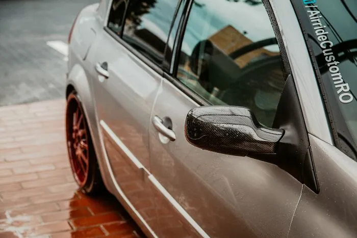 Side view of a sleek car, showcasing a Hollywood style vehicle.