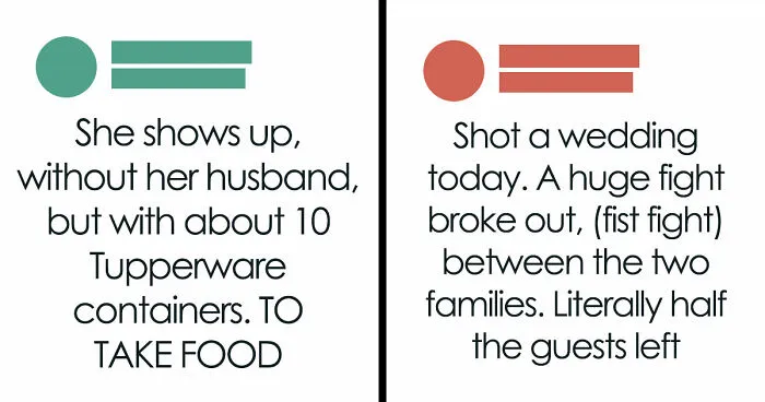 62 Wedding Guests Who Somehow Made Someone Else’s Big Day About Themselves