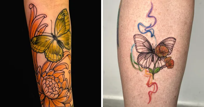 15 Butterfly Tattoos That Combine Stunning Designs With Facts You Might Not Know, As Shared By Our Artists