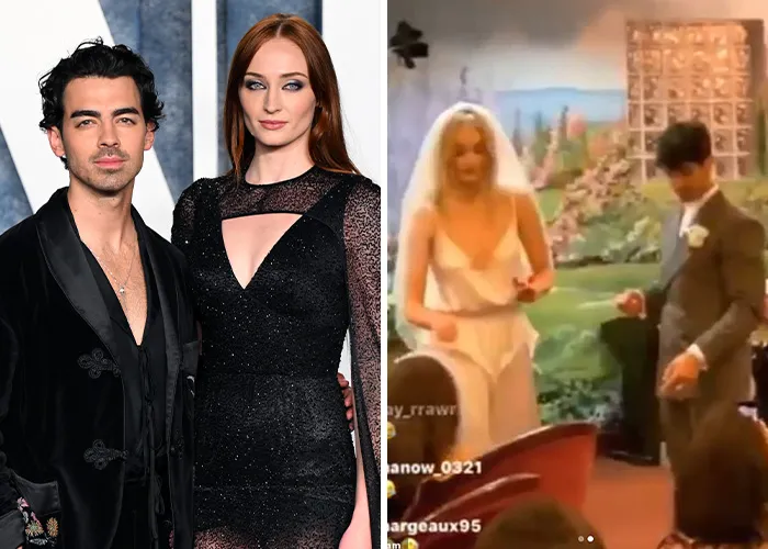 Joe Jonas and Sophie Turner, key celebs who upstaged the bride at a ceremony.