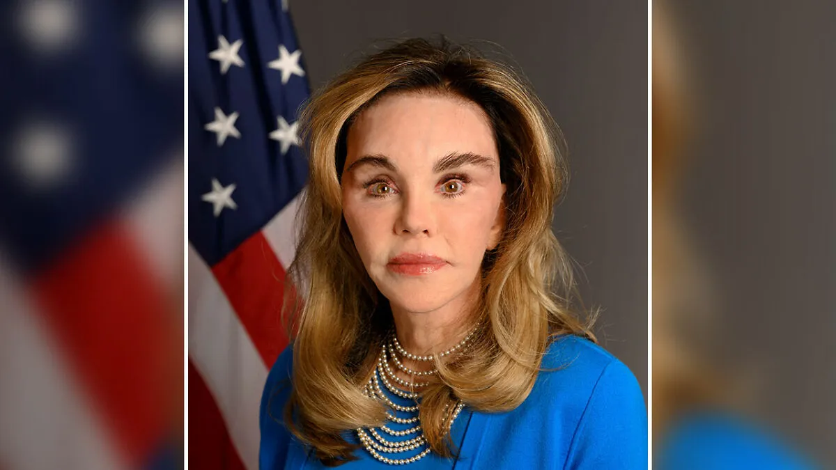 New Ambassador’s Portrait Draws Harsh Comparisons To Susan Dell As People Spot Troubling Pattern: "MAGA Face"