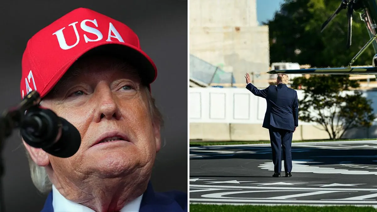 Cameraman Hailed As A Hero After Zooming Out To Show Trump "Waving At Nobody"