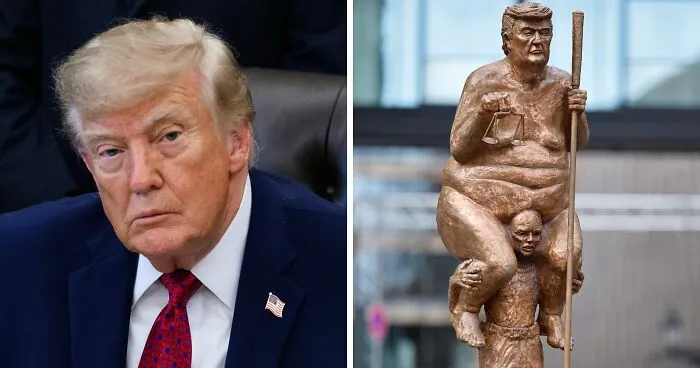Satirical Golden Statue Of Donald Trump Goes On Display, And The Comments Are Brutal