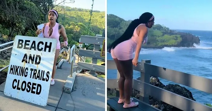 “Everyone Hates Tourists”: Woman Defies Beach Warnings For Viral Video, What Happened Next Has People Furious