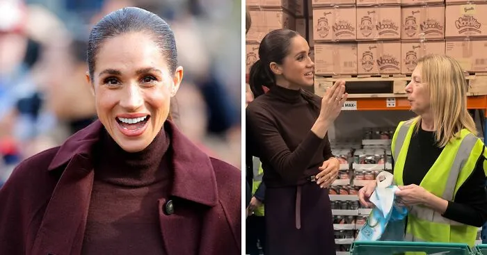 Meghan Markle’s Food Bank Visit Takes An Awkward Turn When A Volunteer Shuts Down Her "Performative" Questions