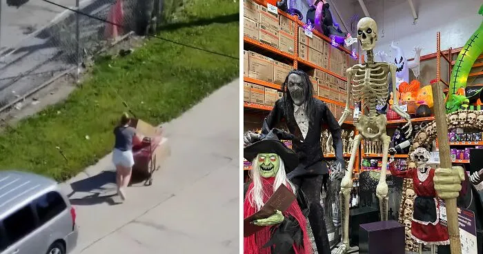 “Her Halloween Game Is Hardcore”: Woman Takes Halloween Commitment To Another Level, Ends Up In Handcuffs
