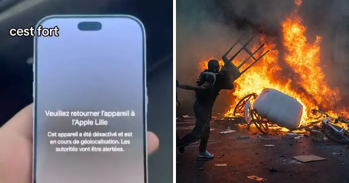 Looters In France Hit With Ultimate Poetic Justice After Receiving Nightmare Notification Amid Crackdown