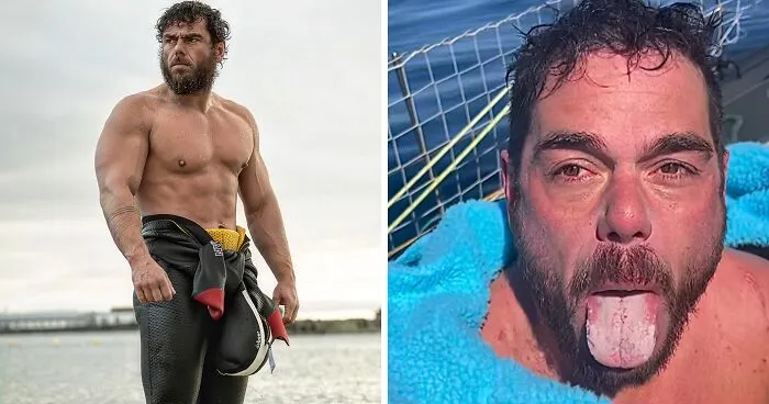 Extreme Swimmer Reveals Horrifying Phenomenon That Happened To His Tongue During Nearly 2,000-Mile Challenge