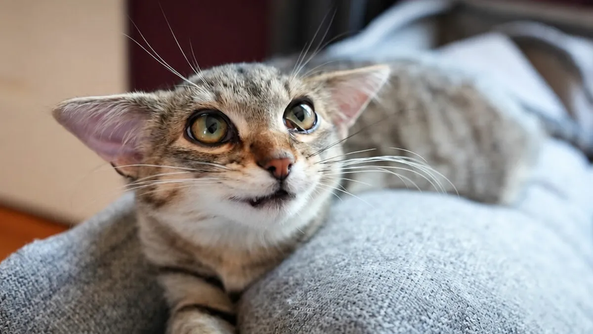 This Kitten’s Unusual Features Made People Curious But His Personality Is What Stands Out Even More
