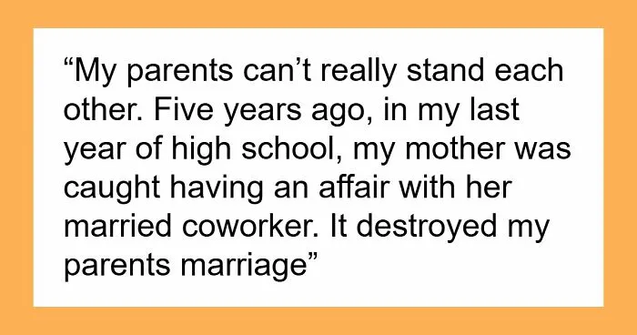 Dad Threatens To Skip Daughter’s Wedding If She Invites Cheater Mom, She’s Fed Up With Their Drama