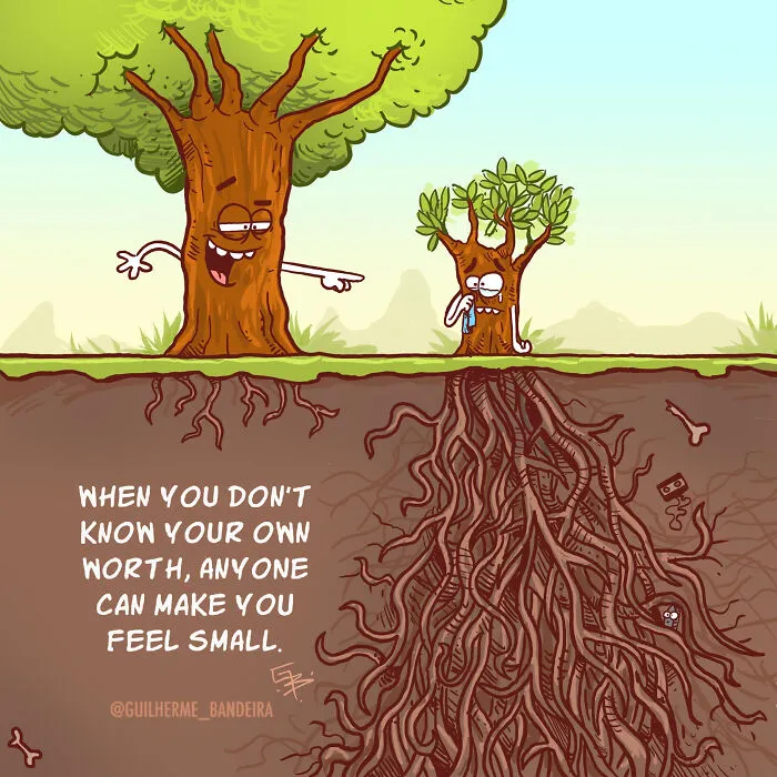 Brazilian Cartoonist Creates Thought-Provoking Comics That Blend Humor, Emotion, And Life Lessons (26 Pics)