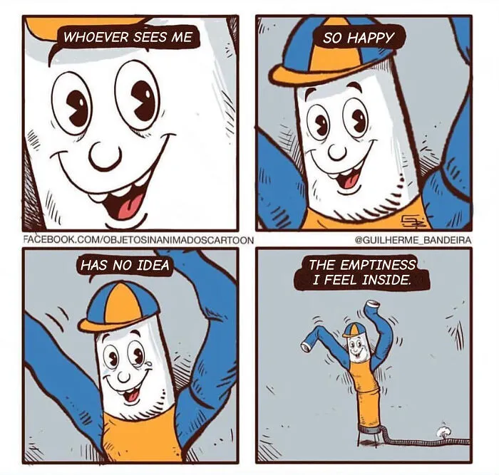 Brazilian Cartoonist Creates Thought-Provoking Comics That Blend Humor, Emotion, And Life Lessons (26 Pics)