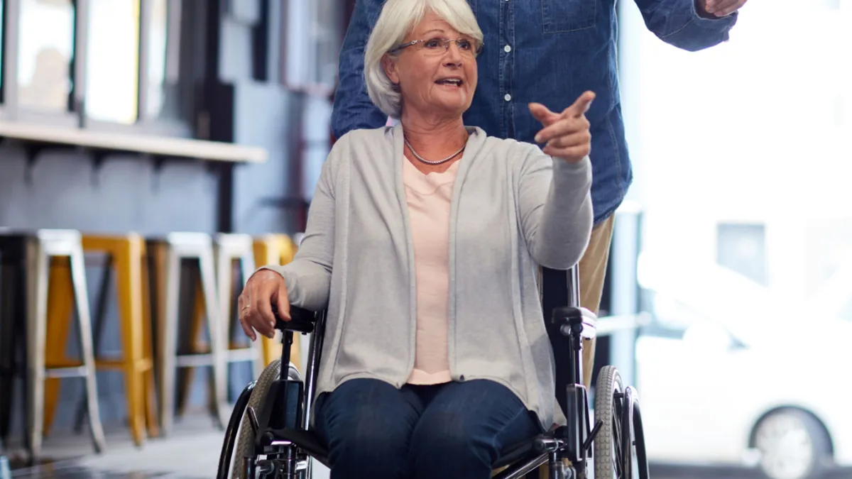 Entitled Dad Demands Elderly Woman’s Wheelchair For His Tired Son, Gets A Brutal Reality Check