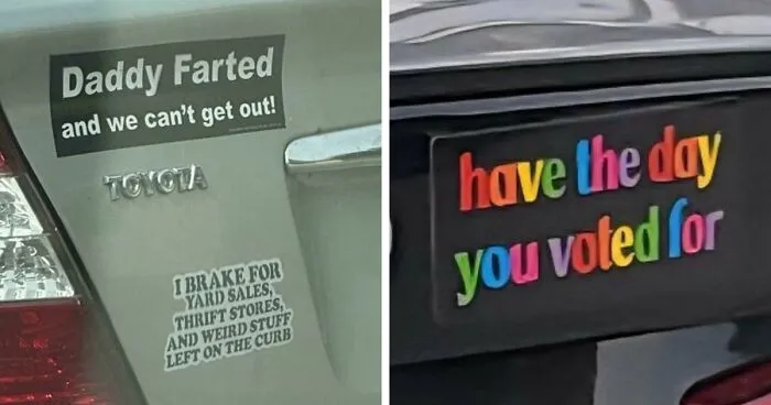 61 Wild Bumper Stickers That Prove Some People Have Absolutely No Filter (New Pics)