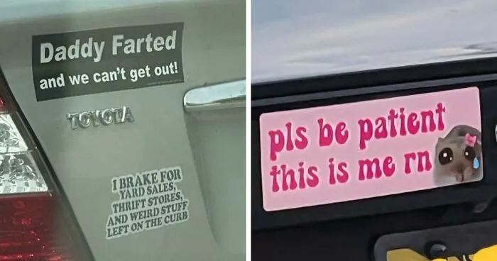 61 Wild Bumper Stickers That Prove Some People Have Absolutely No Filter (New Pics)