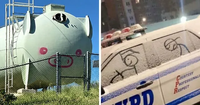 60 Tiny Vandalism Pranks That Were Too Funny And Creative To Be Truly Offended By