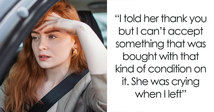 MIL's Gift Comes With Specific Conditions, She's Left In Tears When Woman Refuses To Accept Them