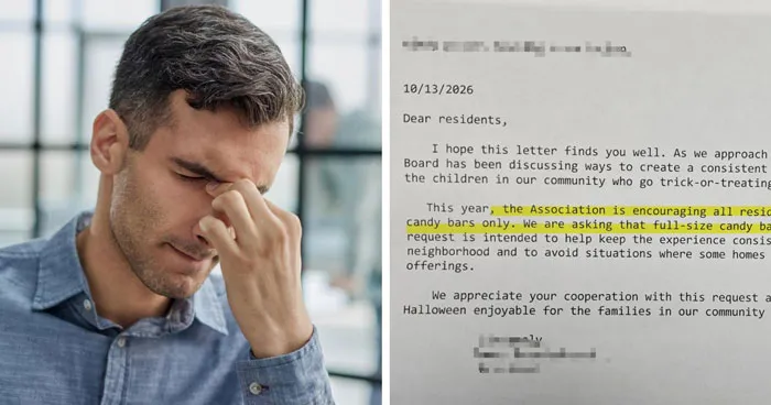 Residents Read HOA’s Halloween Candy Rule And Immediately Start Asking If It’s A Joke