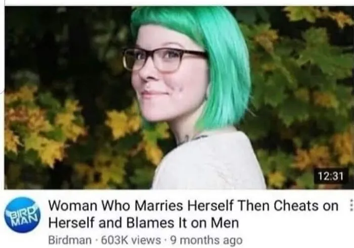 A screenshot of a YouTube video titled with a bizarre story, fitting the theme of absurd moments.