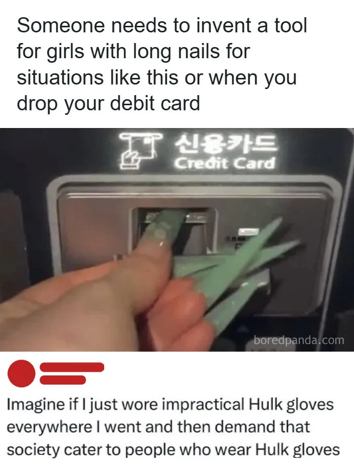 Imagine If I Just Wore Impractical Hulk Gloves Everywhere