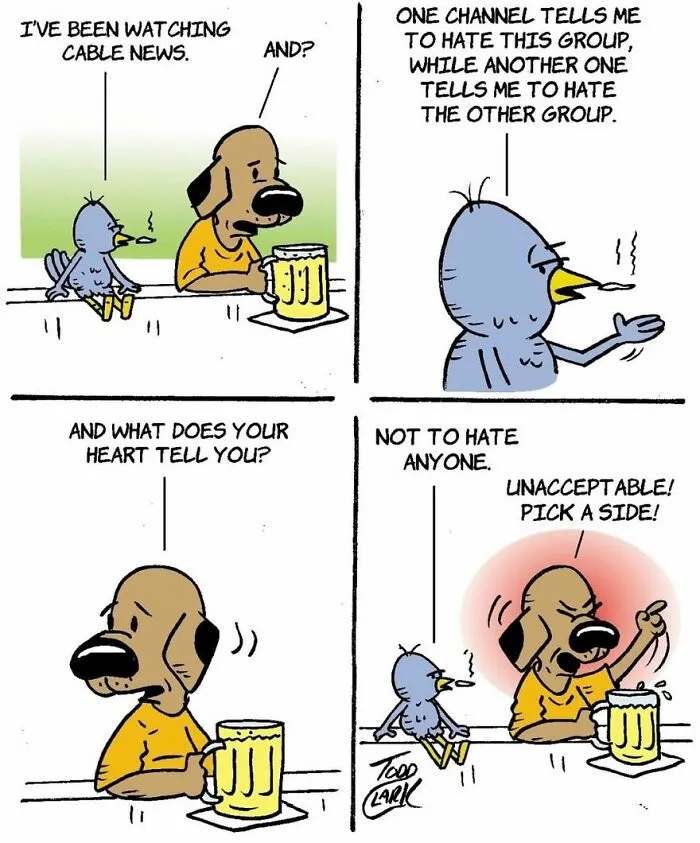 This Artist Made 25 Comics That Perfectly Capture A Very Unusual Friendship
