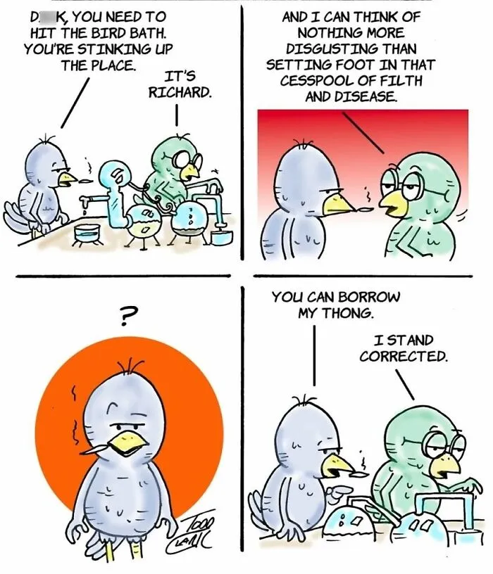 This Artist Made 25 Comics That Perfectly Capture A Very Unusual Friendship