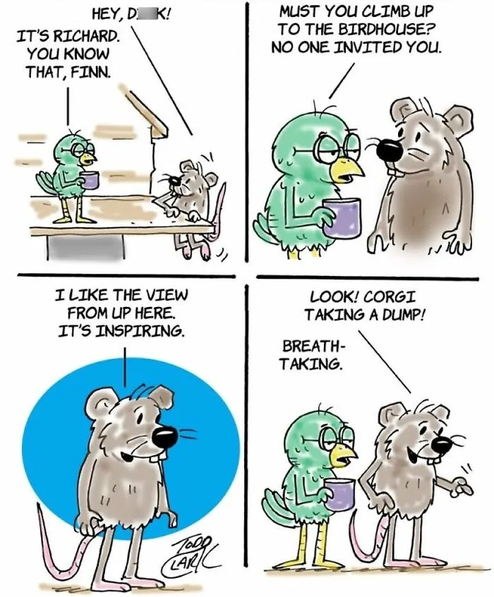 This Artist Made 25 Comics That Perfectly Capture A Very Unusual Friendship