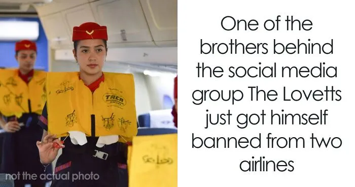 Influencer Hugh Lovett Turned A Plane Safety Demo Into A Joke, And It Backfired Spectacularly