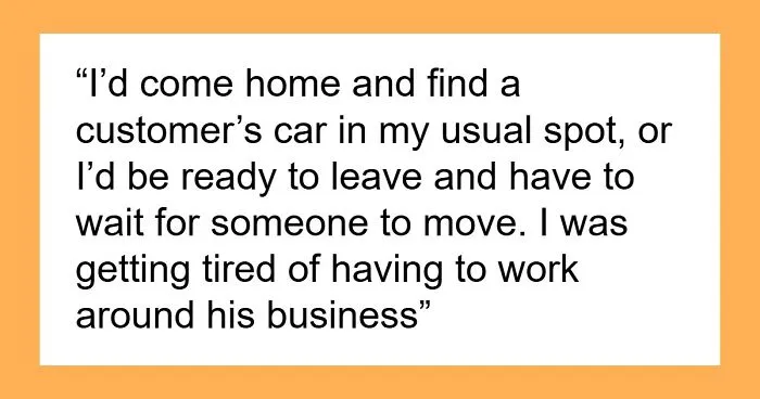 Guy Gets Tired Of Hosting Neighbor’s Customers For Free, Slaps A $10 Parking Price Tag On His Driveway