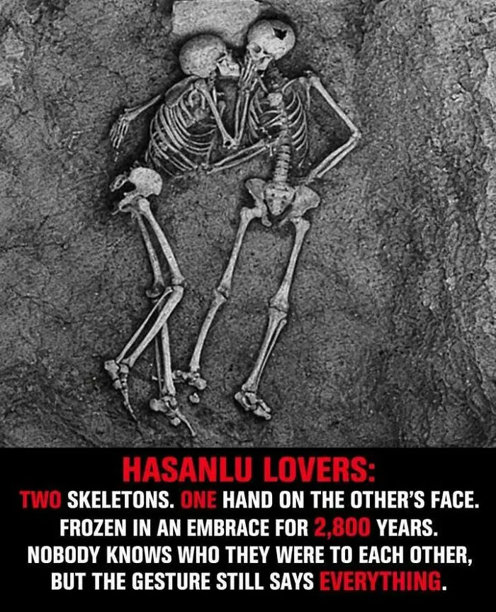Hasanlu lovers skeletons frozen in embrace for 2,800 years expressing timeless love