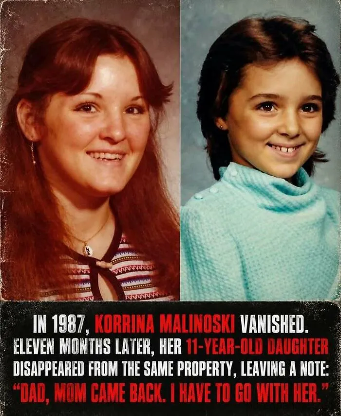 Korrina Malinoski and daughter vanished from same property years apart